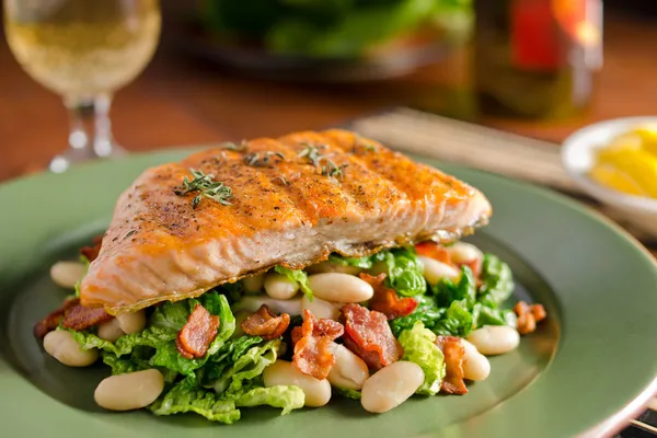 Grilled Salmon — Stock Image Grilled Salmon Stock Image
