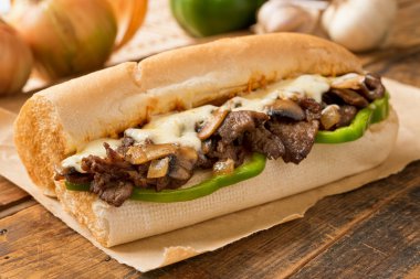 Steak and Cheese Sub clipart