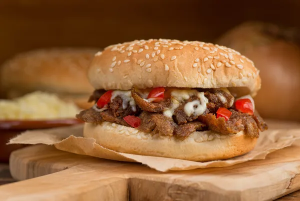 Hamburguesa donair — Foto de Stock