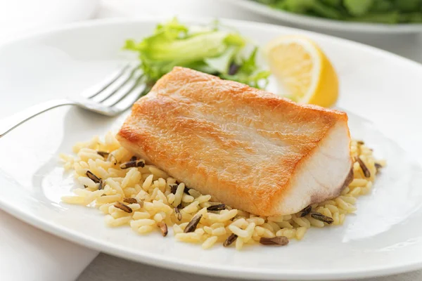 Pan Seared Fish — Stock Photo, Image