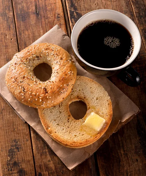 Bagel torrado — Fotografia de Stock