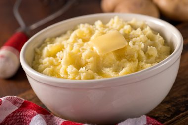 Mashed Potatoes with Melted Butter clipart
