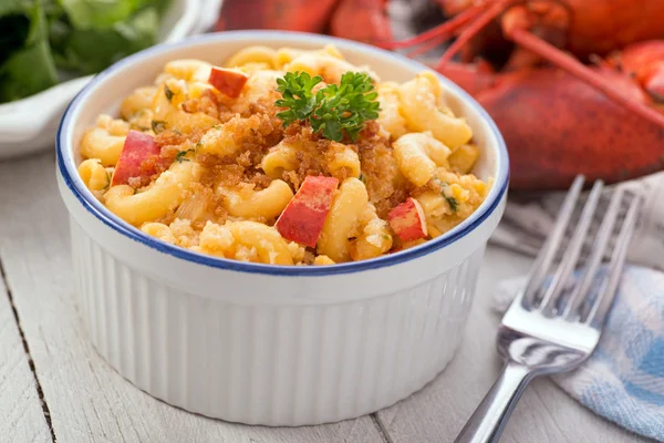 Macarrão de lagosta e queijo — Fotografia de Stock