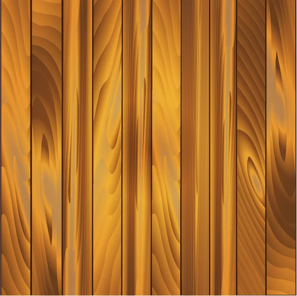 Vector brown wooden planks background — Stock Vector