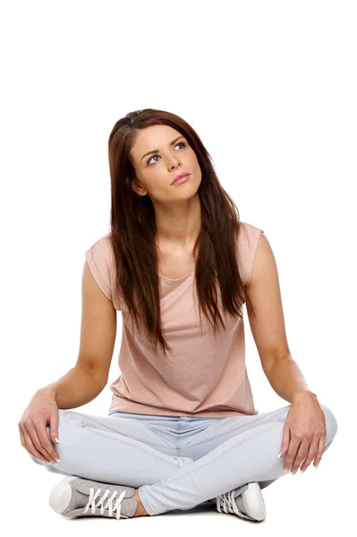 esmer kadın oturdu bacaklı düşünce geçti