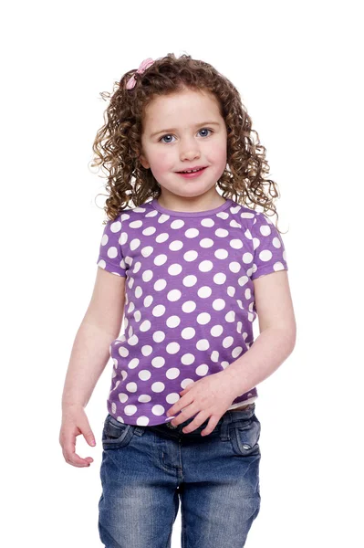 Young child smiling at the camera — Stock Photo, Image