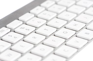 klavye mektup t üzerinde duruldu