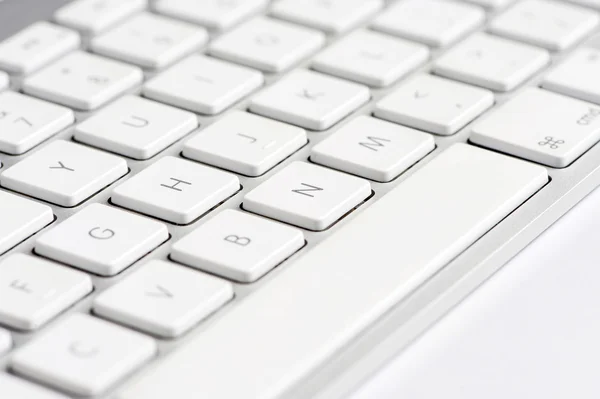 Keyboard focused on the letter N — Stock Photo, Image