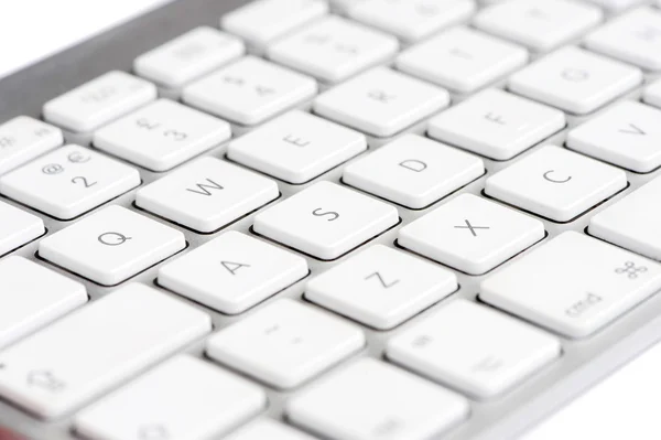 Teclado focado na letra S — Fotografia de Stock