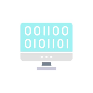 Vektör ağ geliştirme, beyaz çizgi simgesi kodlama.