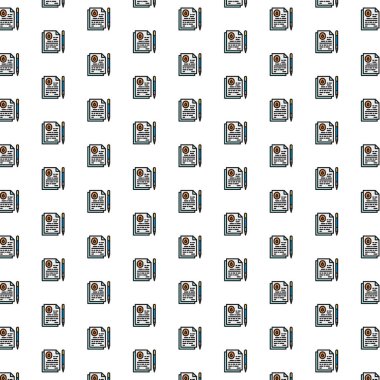 Vektör yağı sözleşmesi, çeşitli simgelerle su anlaşması deseni.