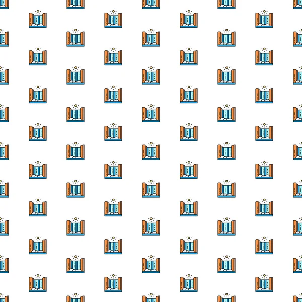 Çeşitli simgelere sahip vektör şelale deseni. Sembol dokusu tasarımı.