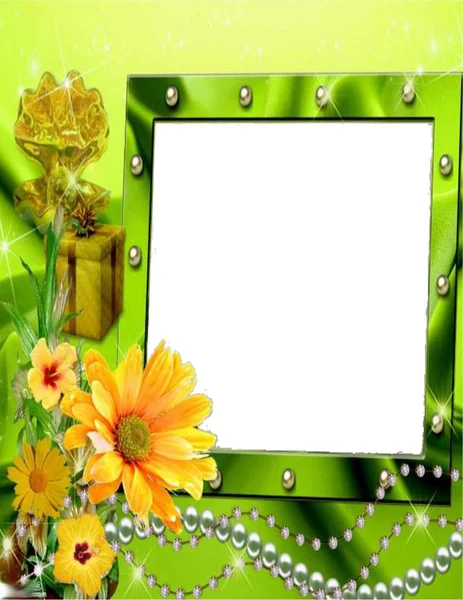 Foto frame aanpassen — Stockfoto