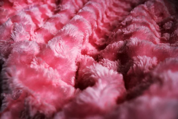 Roze bont doek — Stockfoto
