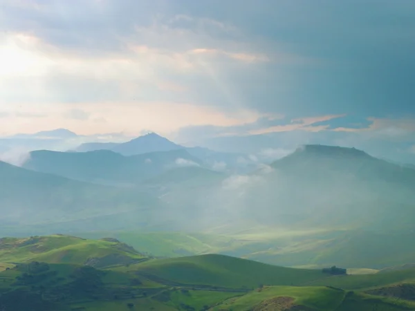 Erei dağlar, Sicilya, İtalya — Stok fotoğraf