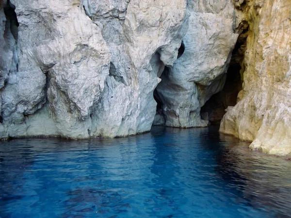 Útes do vody, marettimo, Itálie Sicílie Stock Fotografie