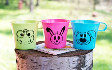 bardak güdük üzerinde