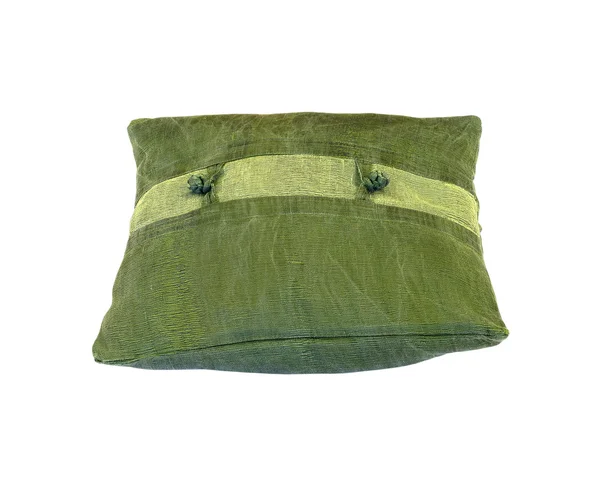 Almohada decorativa verde — Foto de Stock