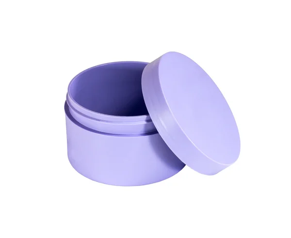 Round plastic box — Stock Photo, Image