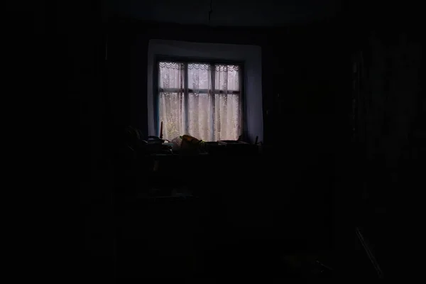 Mysterious Mood Created White Light Window — 图库照片