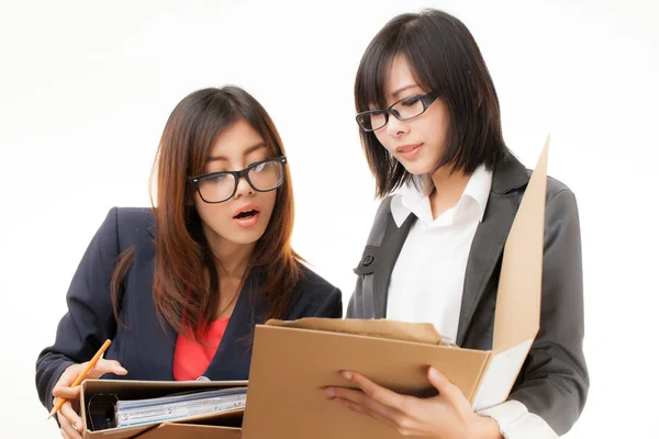 Asiatico lavoro donna — Foto Stock