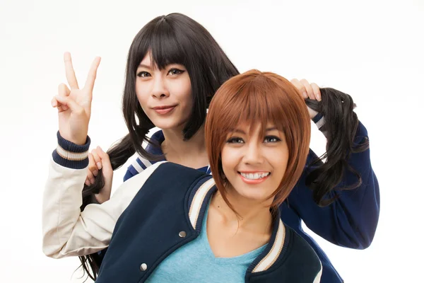 Asiatische Frauen und Cosplay — Stockfoto