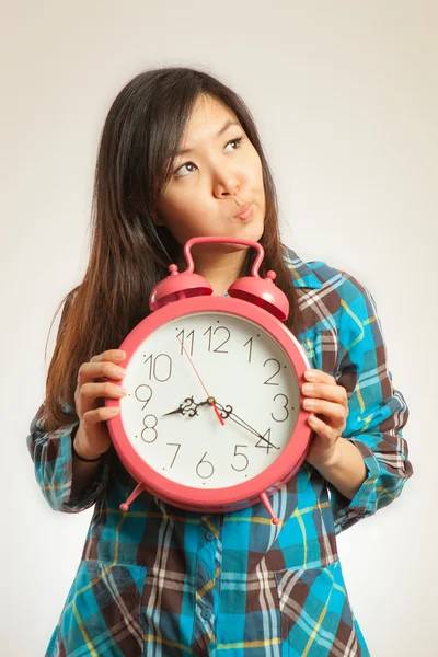 Asian woman in the morning — Stock Photo, Image