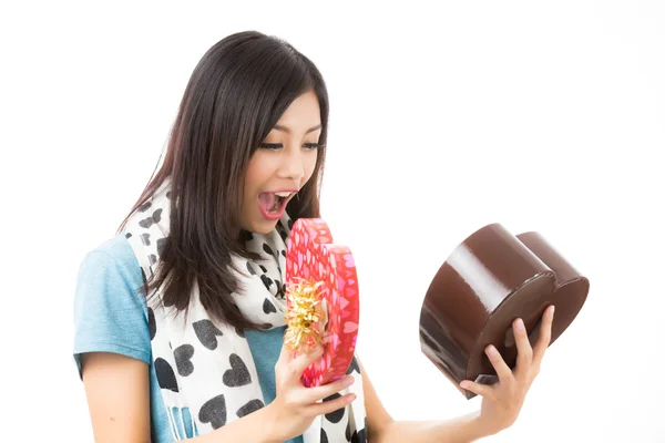 Asyalı kadın Sevgililer günü