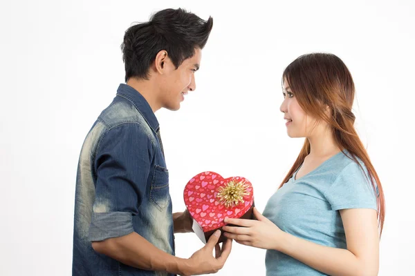 Happy young couple — Stock Photo, Image