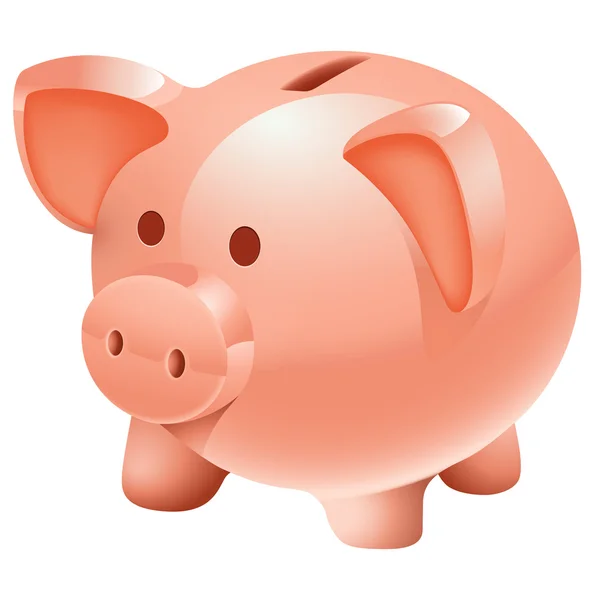 猪 moneybox — 图库矢量图片