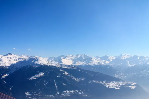 Crans montana, Zwitserland Stockafbeelding