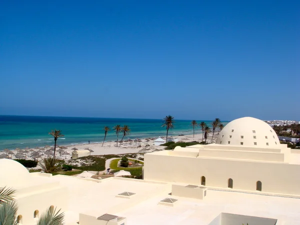Een uitzicht op tunis zee Stockfoto