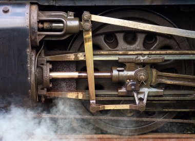 Trende Tekerlekler yuvarlak ve çevresinde gitmek