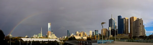 Eureka gold under the rainbow — Stock Photo, Image