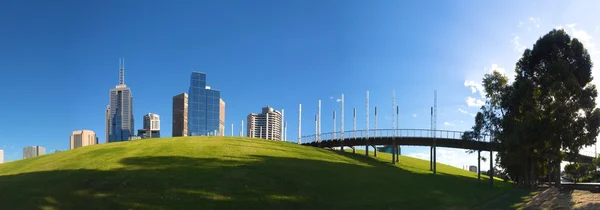 Grün und blau melbourne — Stockfoto