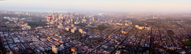 Melbourne havadan görünümü