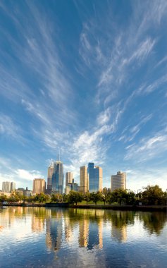 Melbourne bir güneşli sabahı ziyaret etmek için harika bir yer.
