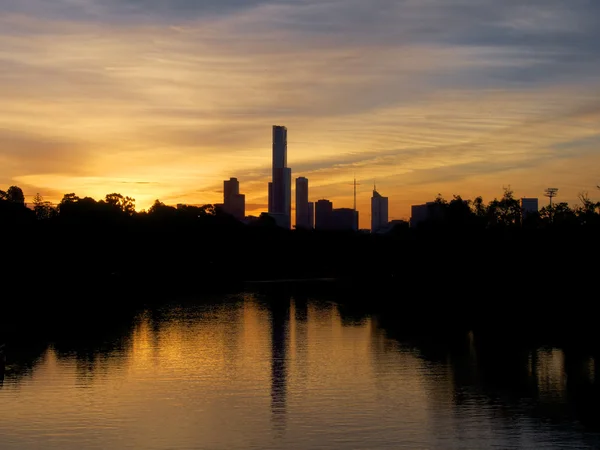 Puesta de sol Melbourne — Foto de Stock