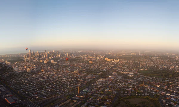 Melbourne from the air — Stock Photo, Image