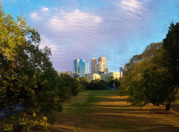 Melbourne in winter — Stock Photo, Image