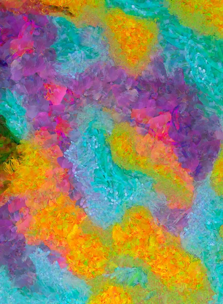 Різнокольоровий Фон Жовтими Фіолетовими Синіми Бірюзово Рожевими Елементами Стилізовані Маски — стокове фото