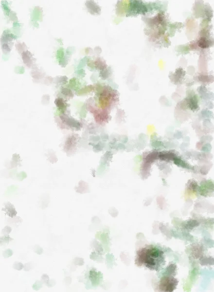 White Background Watercolor Stains Spots Green Yellow Burgundy Color — Photo