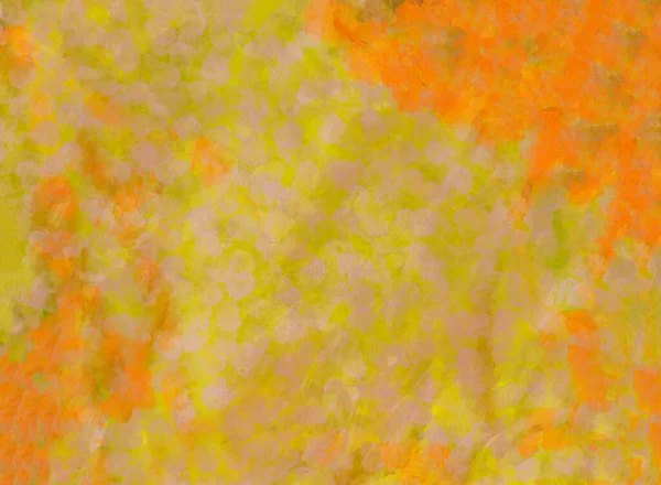 Yellow Orange Beige Watercolor Background Water Marks Stains — Photo