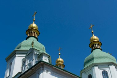 Aziz Sophia Katedrali, Kyiv, Ukrayna. Ukrayna 'nın en eski kiliselerinden biri ve UNESCO' nun dünya mirası sahası.