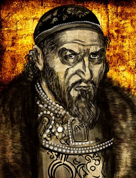 Ivan Terrible Russian Ivan Grozny Byname Ivan Vasilyevich Also Called — Stock Photo, Image