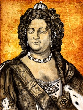  Anna Ioannovna - 1730-1740 - Romanov Hanedanlığı 'ndan tüm Rusya İmparatoriçesi.
