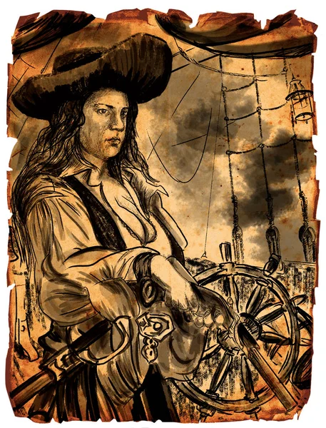 Pirata Irlandês Mary Ann Blyde — Fotografia de Stock