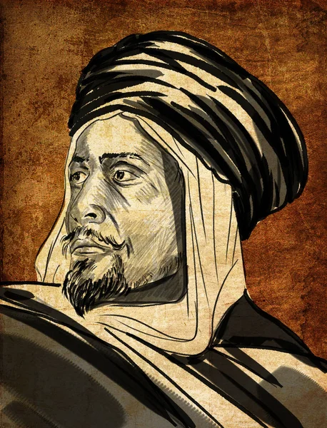 Mansur Qalawun Mamluk Sułtan Egiptu Dynastii Bahrajnów — Zdjęcie stockowe