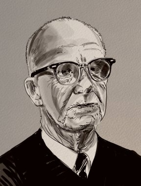 Richard Buckminster Fuller (1895), ABD 'li mimar, sistem kuramcısı, yazar, tasarımcı, mucit ve gelecekçi.. 