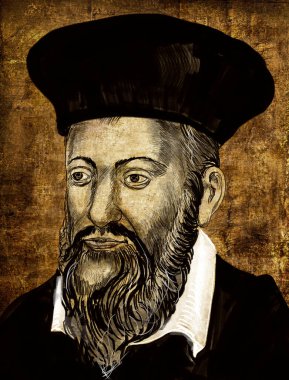 Michel de Nostredame usually Latinised as Nostradamus, was a French astrologer, physician and reputed seer, who is best known for his book Les Prophties clipart